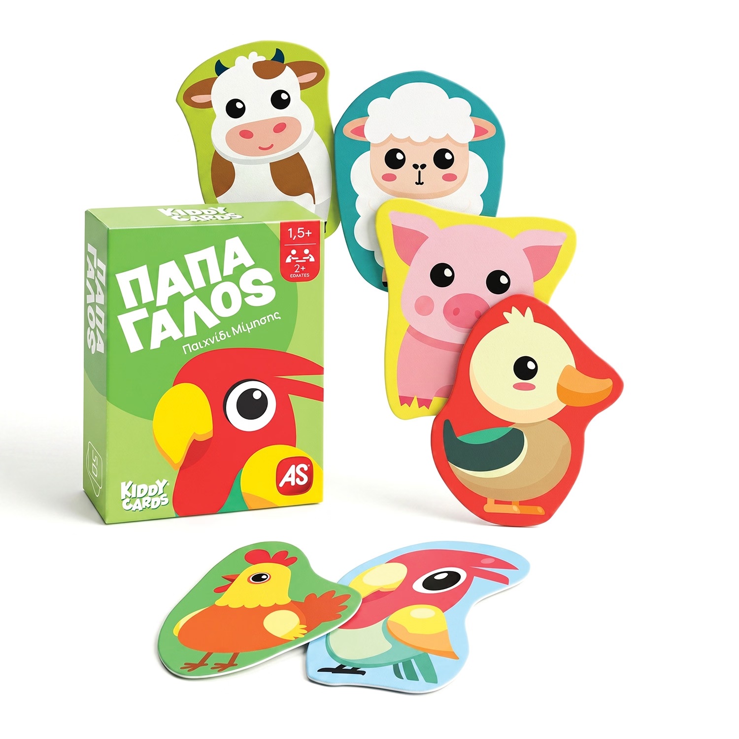 AS - Επιτραπέζιο, Kiddy Cards, Παπαγάλος 1040-26101