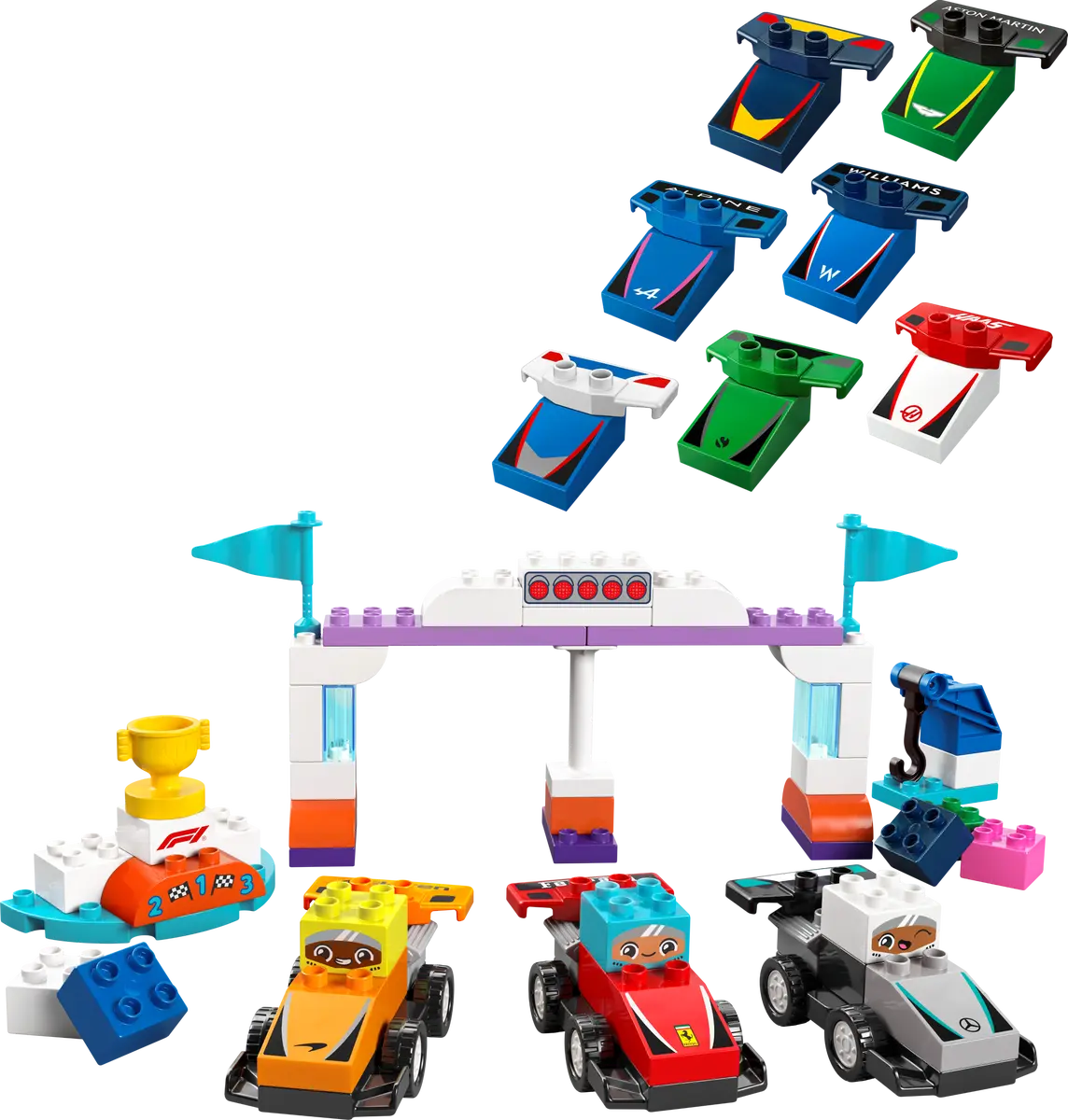 Lego Duplo - F1 Team Race Cars & Drivers 10445