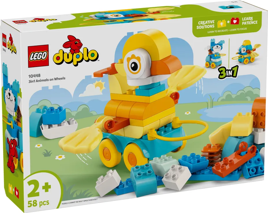 Lego Duplo - 3in1 Animals On Wheels 10448 Lego Duplo - 3in1 Animals On Wheels 10448