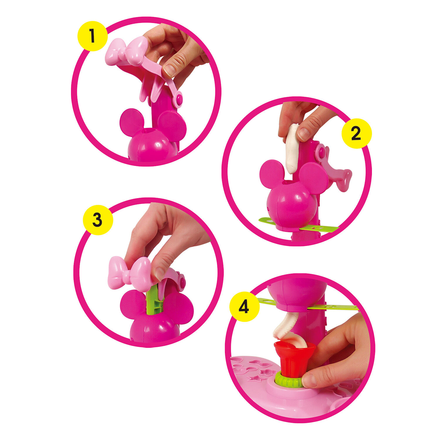 AS - Πλαστελίνη Disney Minnie Παγωτοπλαστελίνα Με 6 Βαζάκια-Καπάκια Καλουπάκια 256g & Sprinkles 1045-03617