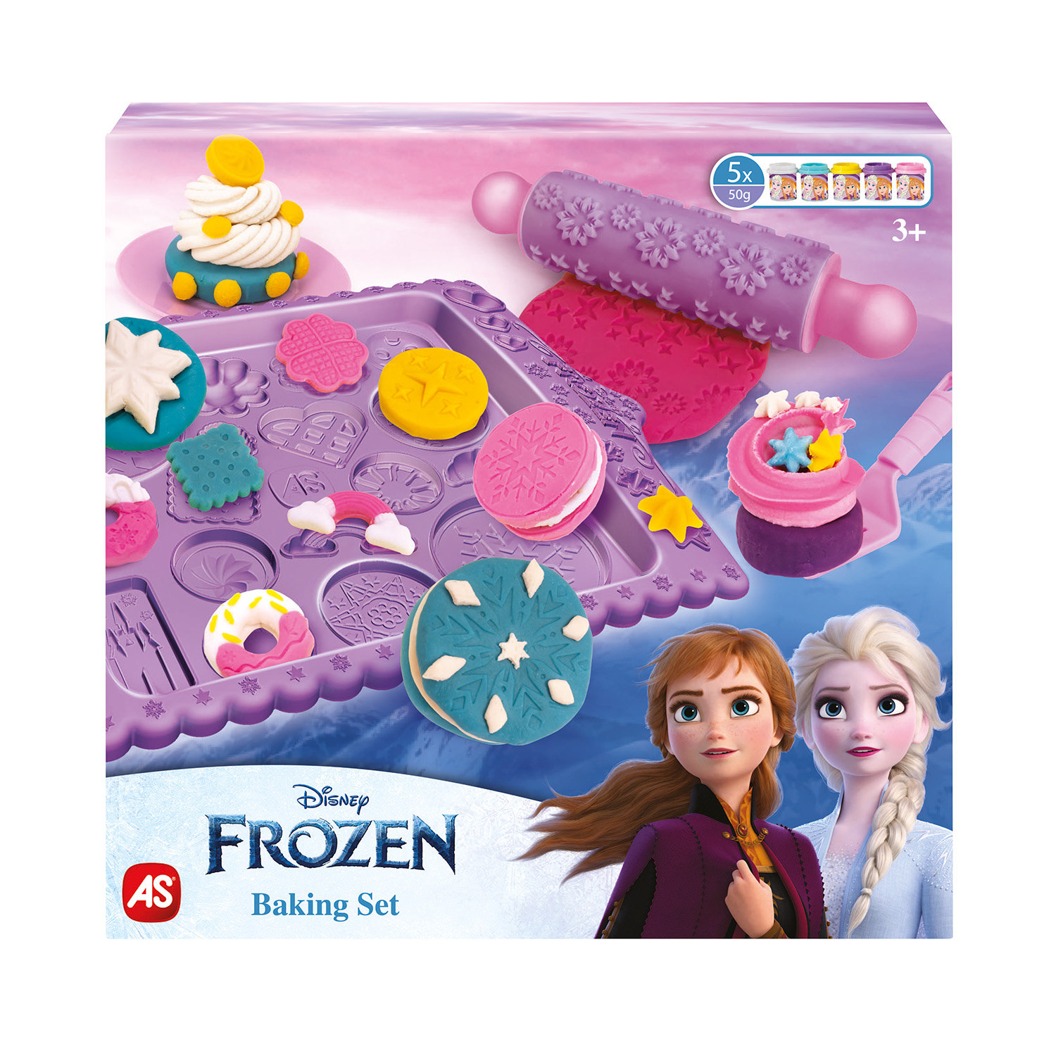 AS - Πλαστελίνη Baking Set , Disney Frozen Baking 1045-03618