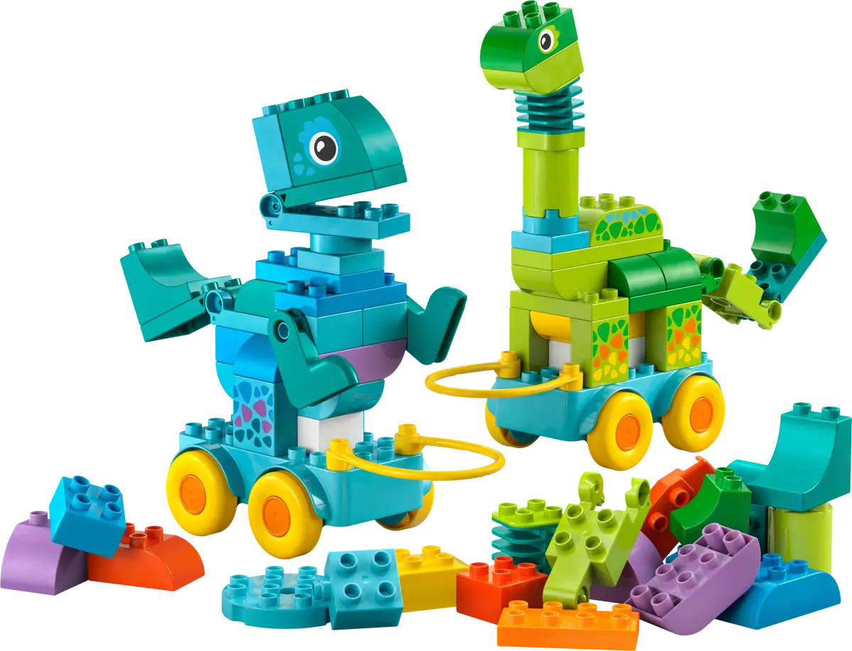 Lego Duplo - 3in1 Dinosaurs On Wheels 10451