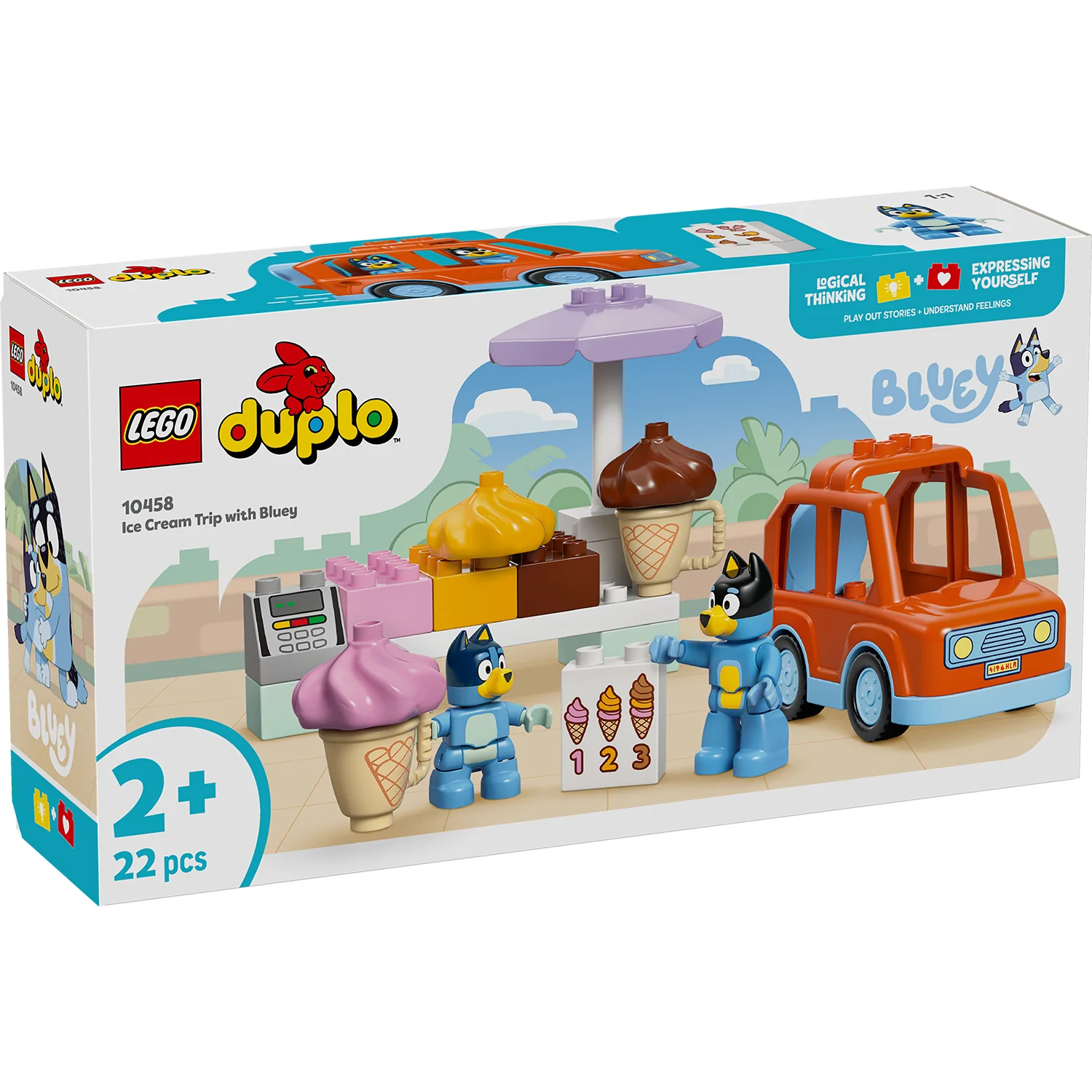Lego Duplo - Bluey Ice Cream Trip with Bluey 10458 Lego Duplo - Bluey Ice Cream Trip with Bluey 10458