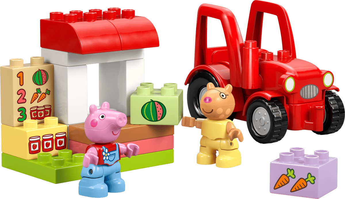 Lego Duplo - Peppa Pig Tractor & Market 10468