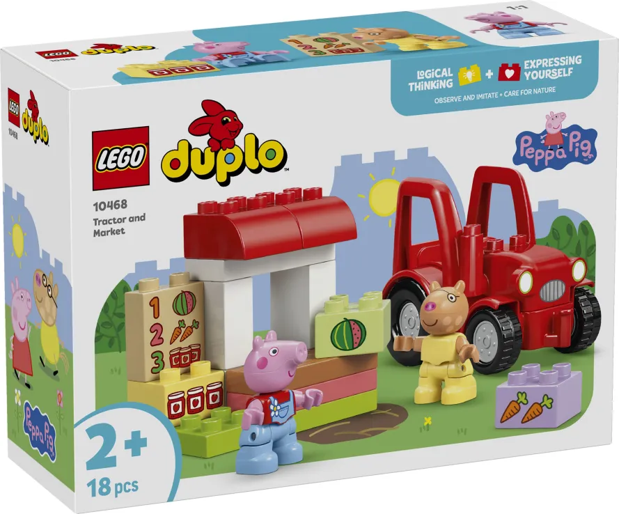 Lego Duplo - Peppa Pig Tractor & Market 10468