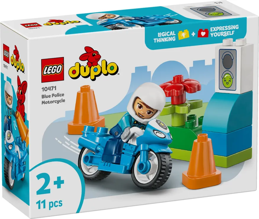 Lego Duplo - Blue Police Motorcycle 10471
