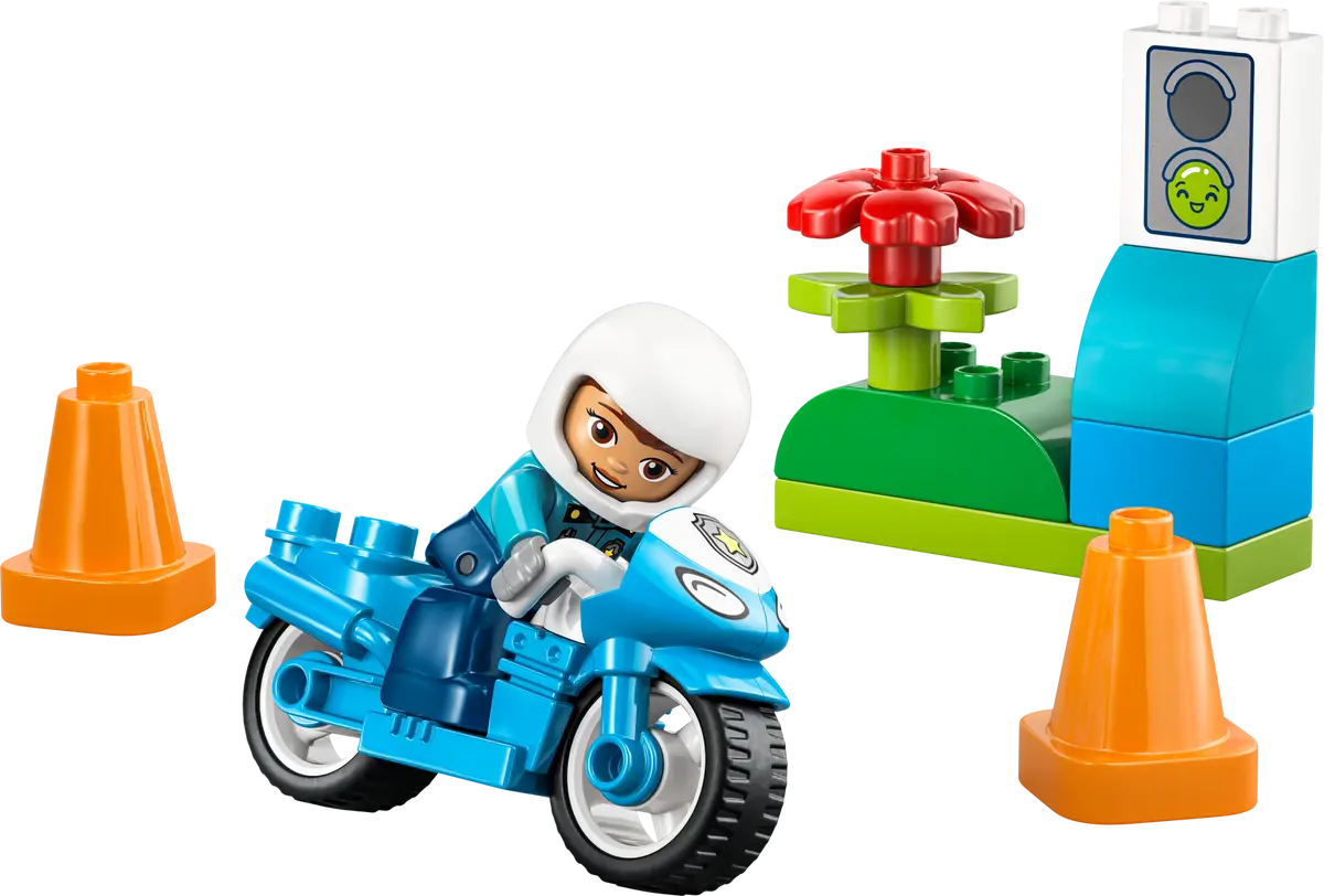 Lego Duplo - Blue Police Motorcycle 10471