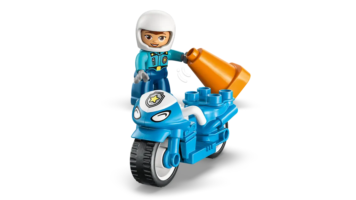 Lego Duplo - Blue Police Motorcycle 10471