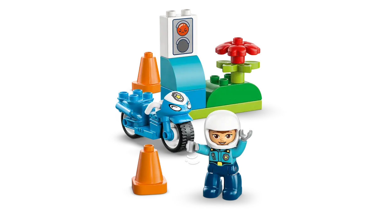 Lego Duplo - Blue Police Motorcycle 10471