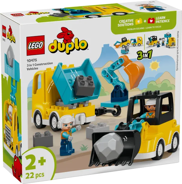 Lego Duplo - 3in1 Construction Vehicles 10475