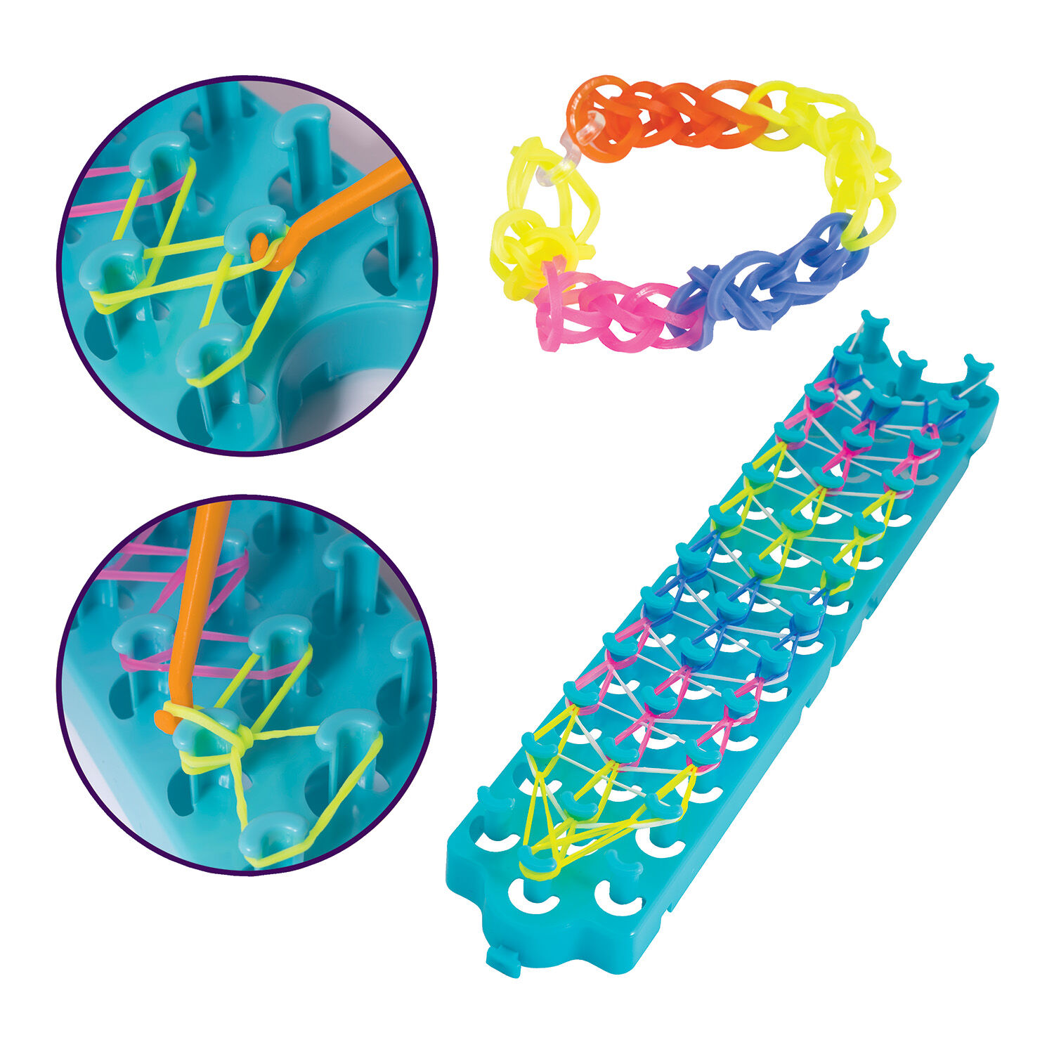 AS - Plexi Flexi Μεγάλη Θήκη Με 4500 Λαστιχάκια & 100 Αξεσουάρ, Disney Stitch 1080-25577