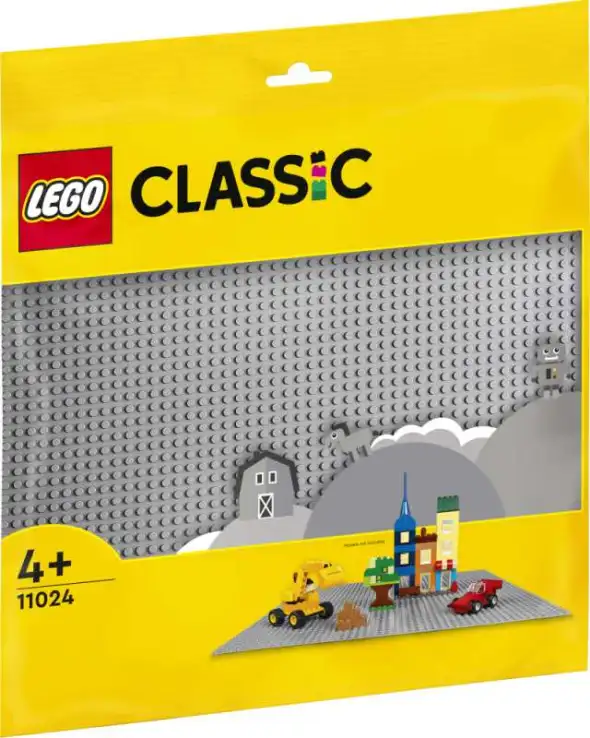 Lego Classic - Gray Baseplate 11024