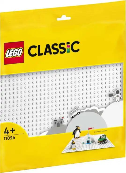 Lego Classic - White Baseplate 11026