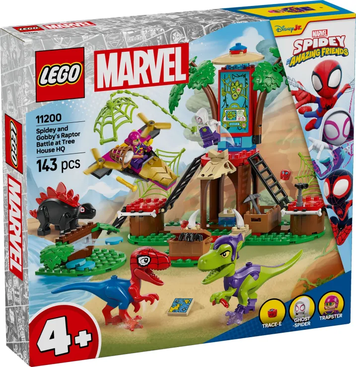 Lego Marvel - Super Heroes Spidey & Gobby's Raptor Battle At Tree 11200