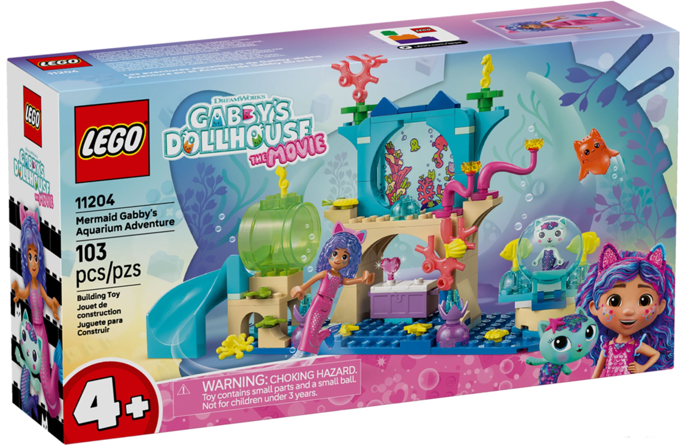 Lego Gabby΄s Dollhouse - Mermaid Gabby's Aquarium Adventure 11204 Lego Gabby΄s Dollhouse - Mermaid Gabby's Aquarium Adventure 11204