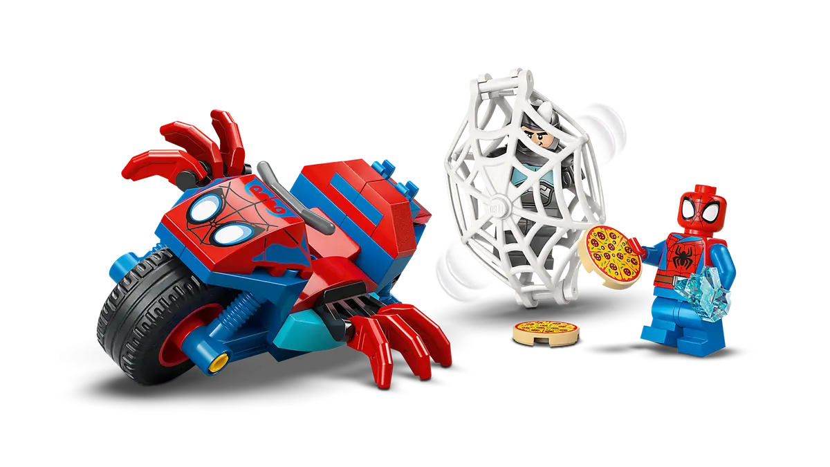 Lego Marvel - Spidey On His Motorcycle vs. Rhino 11206