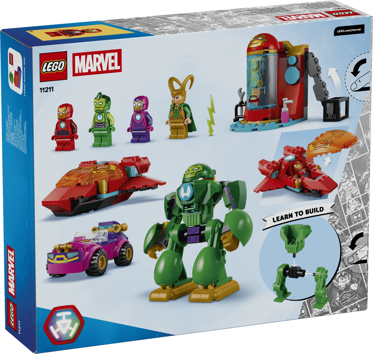 Lego Marvel - Iron Man And His Awesome Friends, Loki vs. Team Iron Man 11211