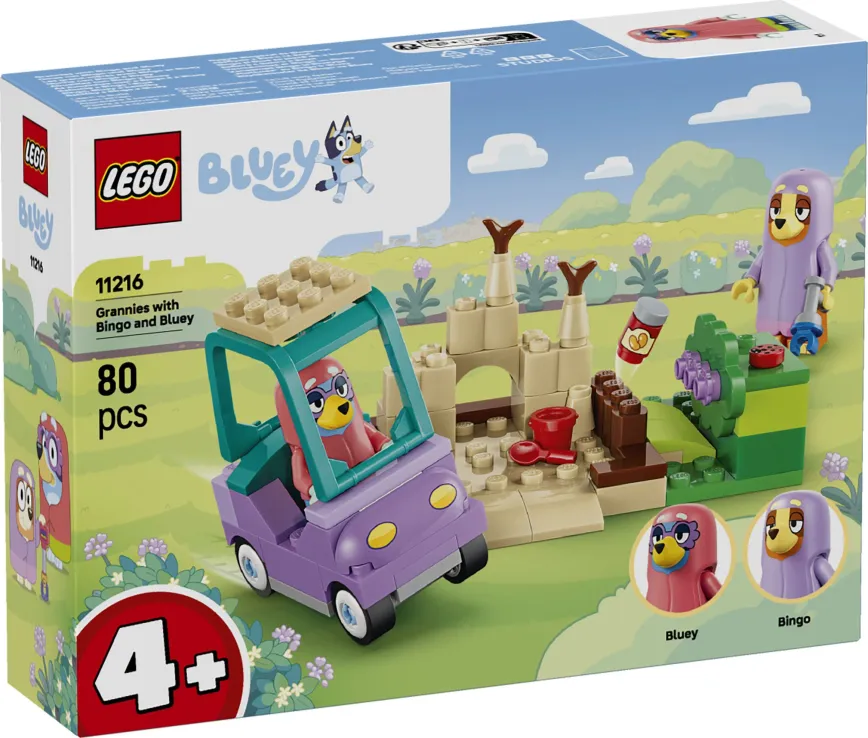 Lego Bluey - Grannies With Bingo And Bluey 11216