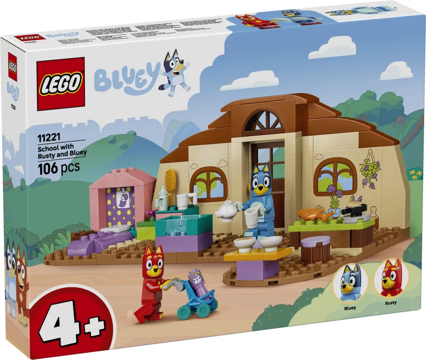 Lego Bluey - School With Rusty And Bluey 11221