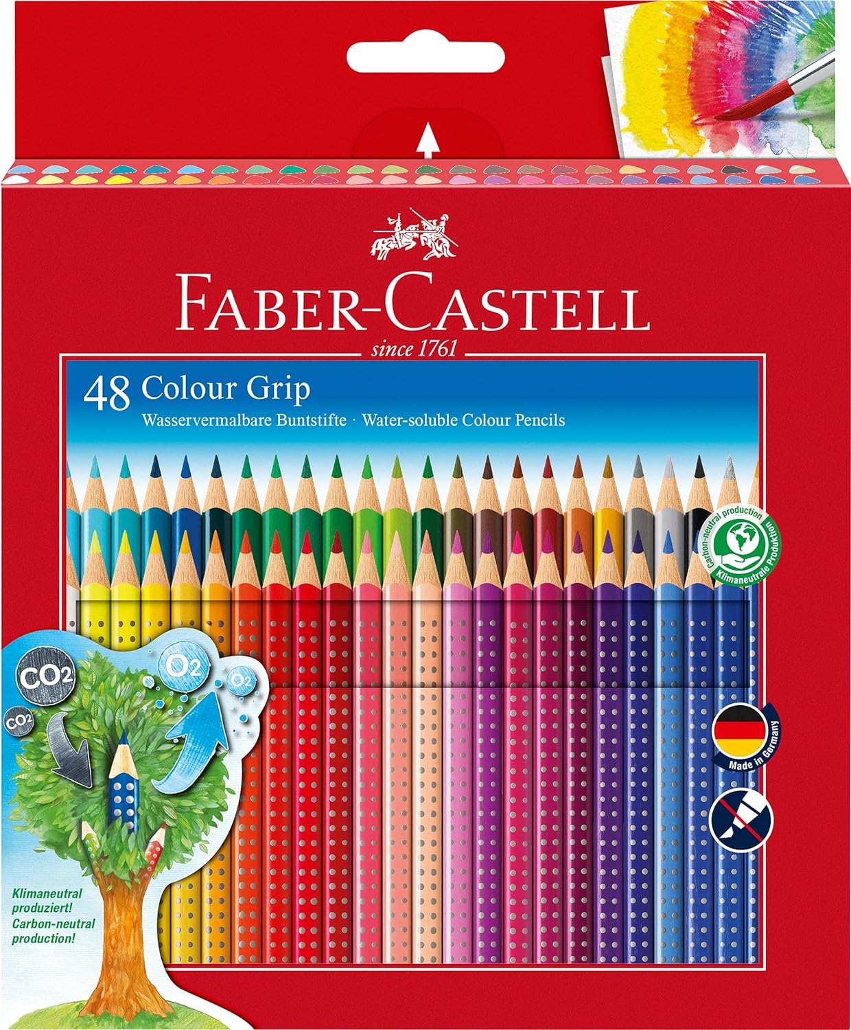 Faber Castell - Ξυλομπογιές Grip 48 Τμχ 112449