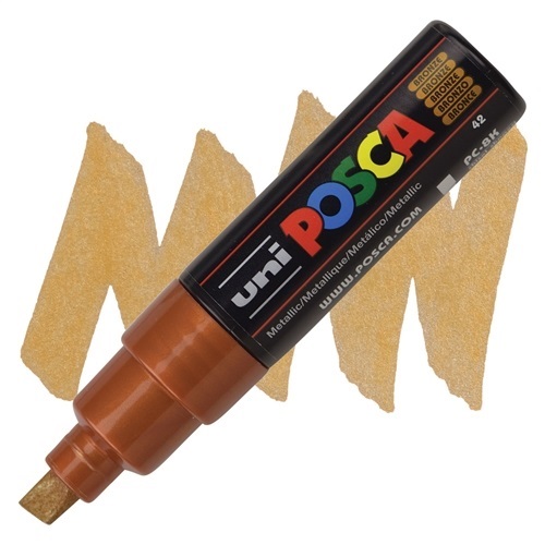 Uniball - Μαρκαδοράκι Posca PC-8K 8.0 mm Bronze 42 11362