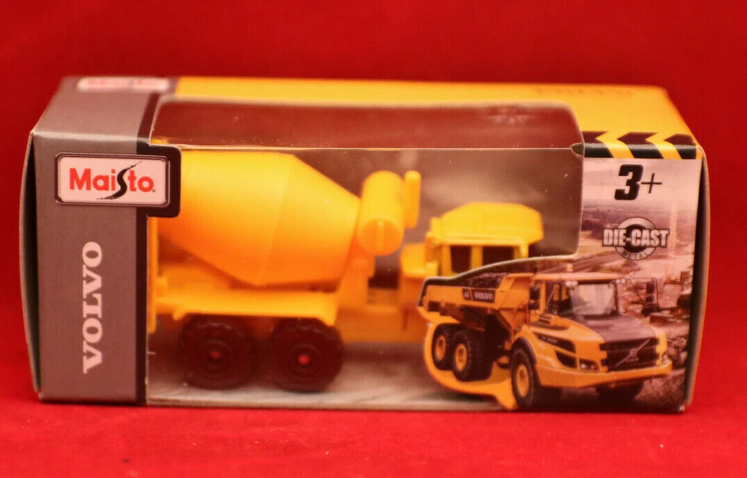 Maisto - Mini Work Machines Volvo, Cement Mixer 11364