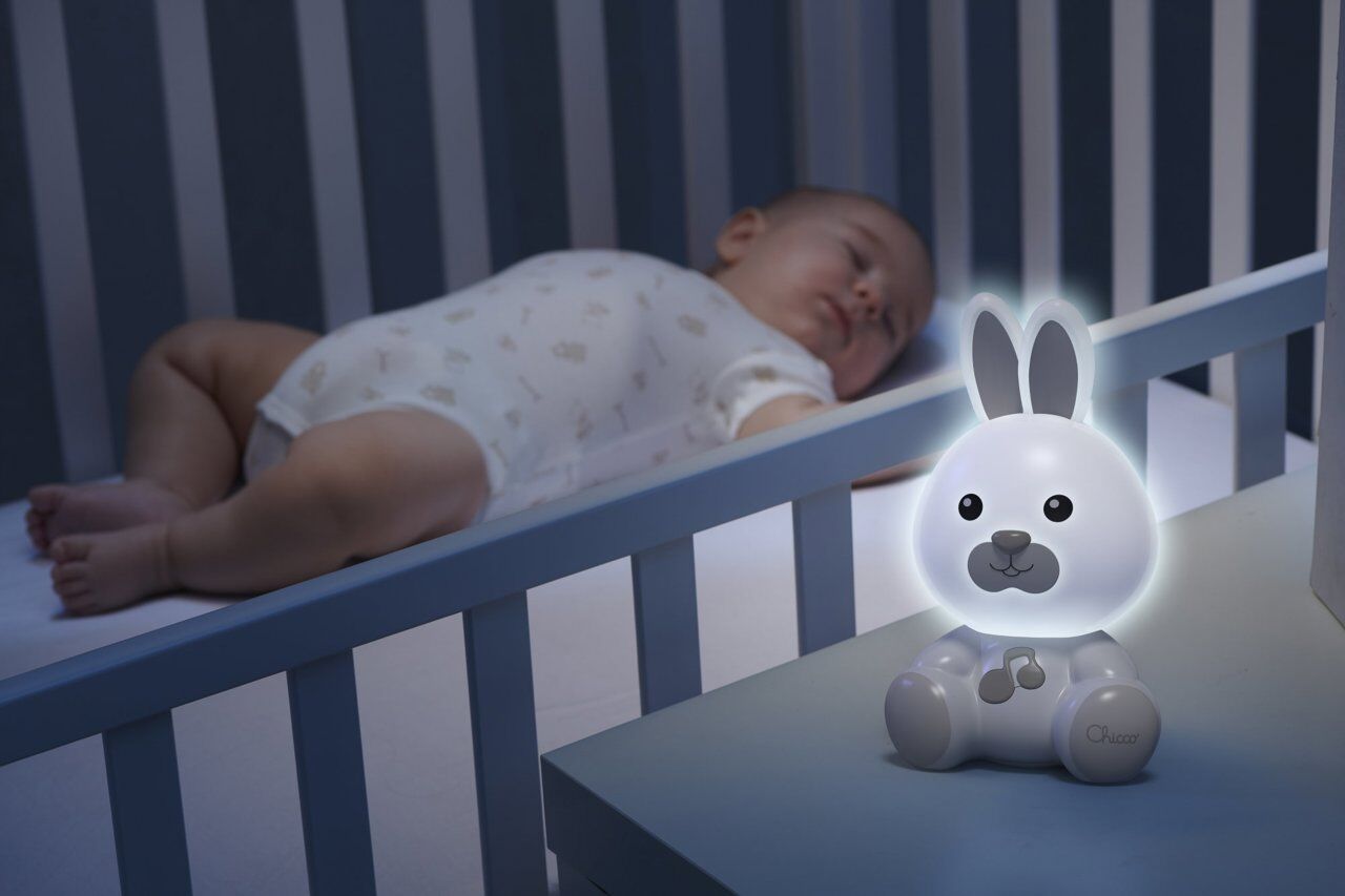 Chicco - Βρεφικό Φωτάκι Νυκτός Λαγουδάκι με Μελωδία 11456
