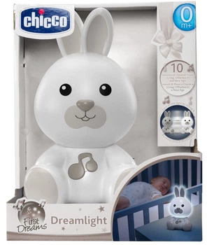 Chicco - Βρεφικό Φωτάκι Νυκτός Λαγουδάκι με Μελωδία 11456