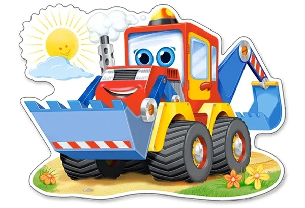 Castorland - Puzzle Maxi Funny Digger 12 Pcs 120024