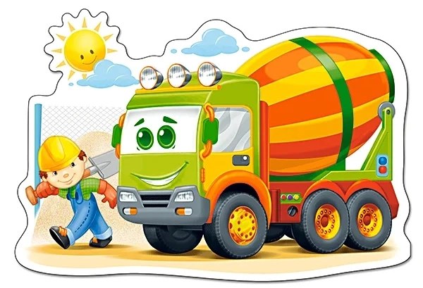 Castorland - Puzzle Maxi Concrete Mixer 12 Pcs 120086