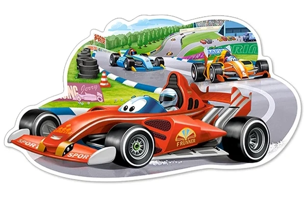 Castorland - Puzzle Maxi, Racing Bolide 12 Pcs 120208 Castorland - Puzzle Maxi, Racing Bolide 12 Pcs 120208