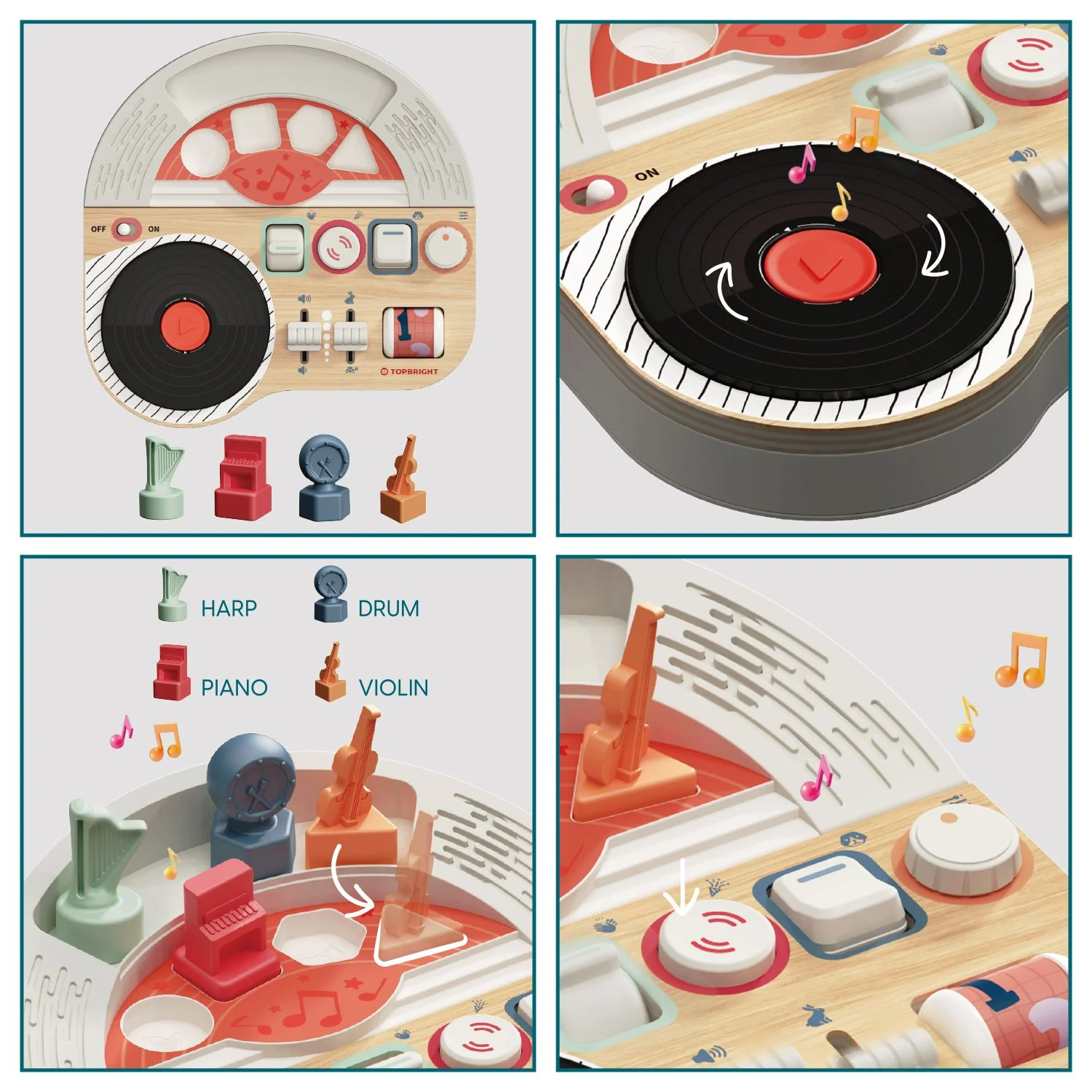 Top Bright - Music Busy Board 121233