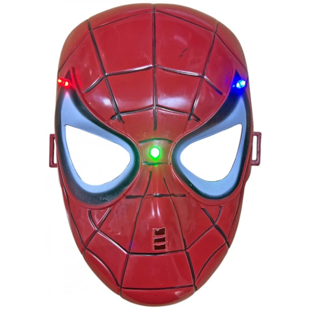 Kmtoys - Πλαστική Μάσκα Spider Hero Με Φωτάκια 1317-26