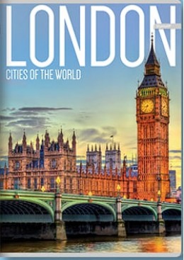 Ilijanum - Τετράδιο Ριγέ Καρφίτσα A5 15Χ21εκ. 52φ. Cities Of The World, London 132.0447