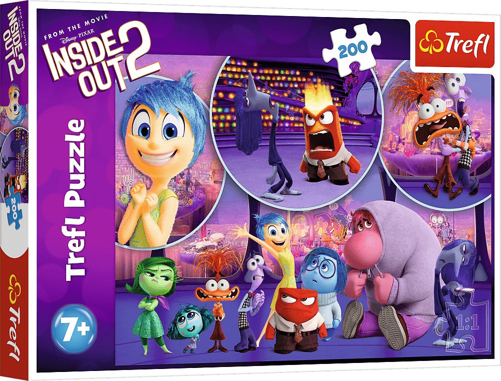 Trefl - Puzzle Inside Out 2, Children's Emotions 200 Pcs 13305 Trefl - Puzzle Inside Out 2, Children's Emotions 200 Pcs 13305