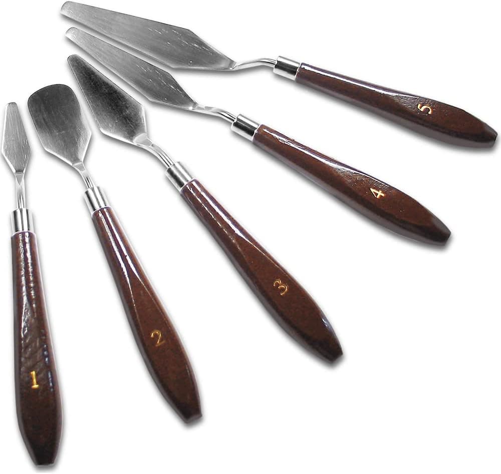 Meyco - Σπάτουλες Ζωγραφικής Μεταλλικές 5 Τεμάχια 14274