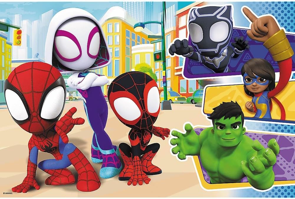 Trefl - Puzzle Maxi, Spidey & Amazing Friends 24 Pcs 14348 Trefl - Puzzle Maxi, Spidey & Amazing Friends 24 Pcs 14348