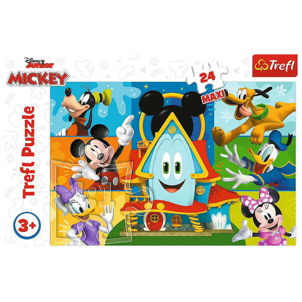 Trefl - Puzzle Maxi, Mickey Mouse And Friends 24 Pcs 14351