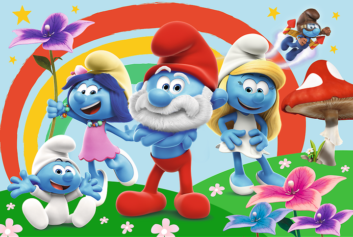 Trefl - Puzzle Maxi, The Smurfs 24 Pcs 14374 Trefl - Puzzle Maxi, The Smurfs 24 Pcs 14374