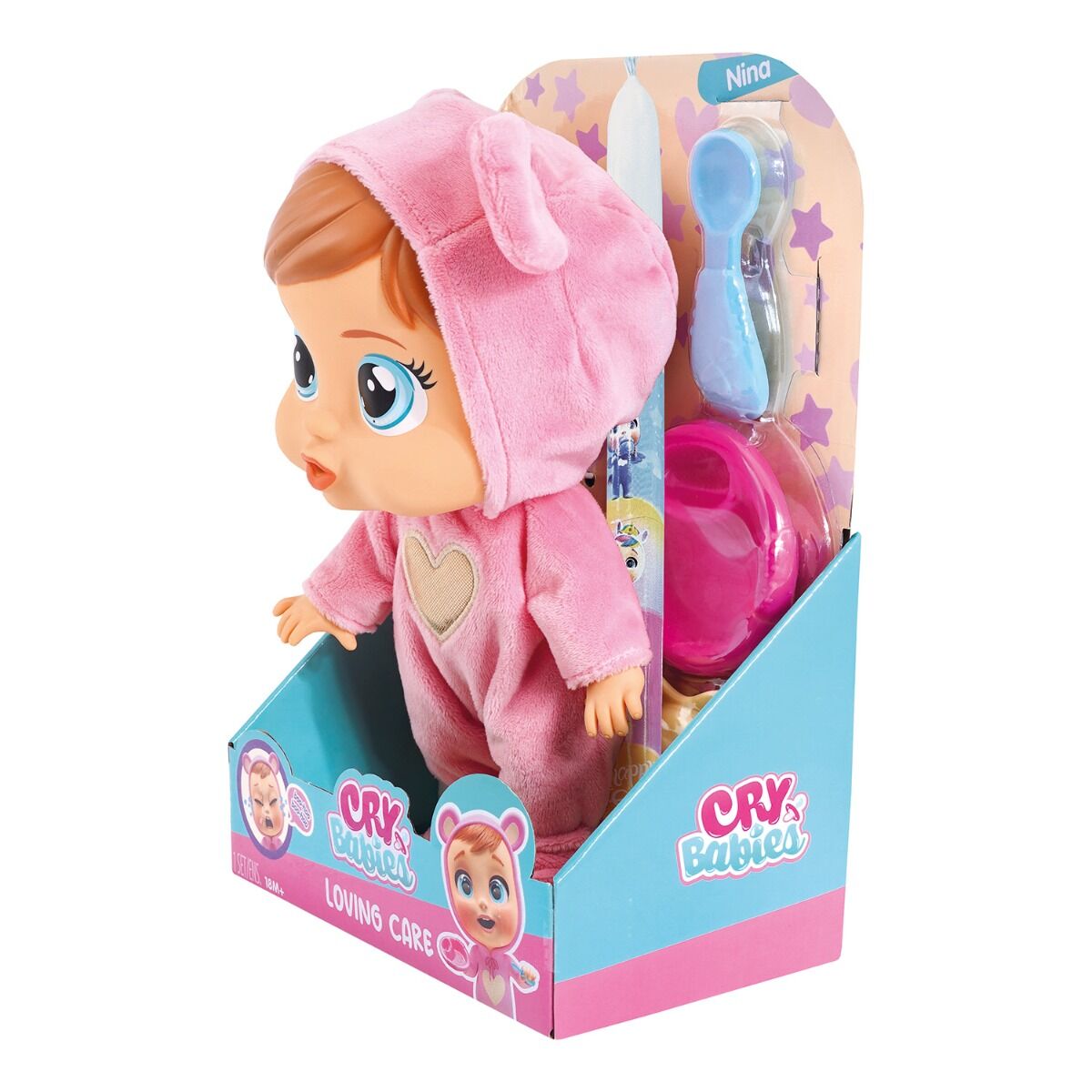 Παιχνιδολαμπάδα Cry Babies - Κλαψουλίνια Αγαπουλίνια - Διαδραστική Κούκλα Κλαίει Με Αληθινά Δάκρυα, Nina 1500-92954