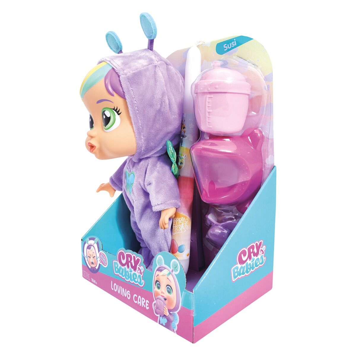 Παιχνιδολαμπάδα Cry Babies - Κλαψουλίνια Αγαπουλίνια - Διαδραστική Κούκλα Κλαίει Με Αληθινά Δάκρυα, Suzi 1500-92954