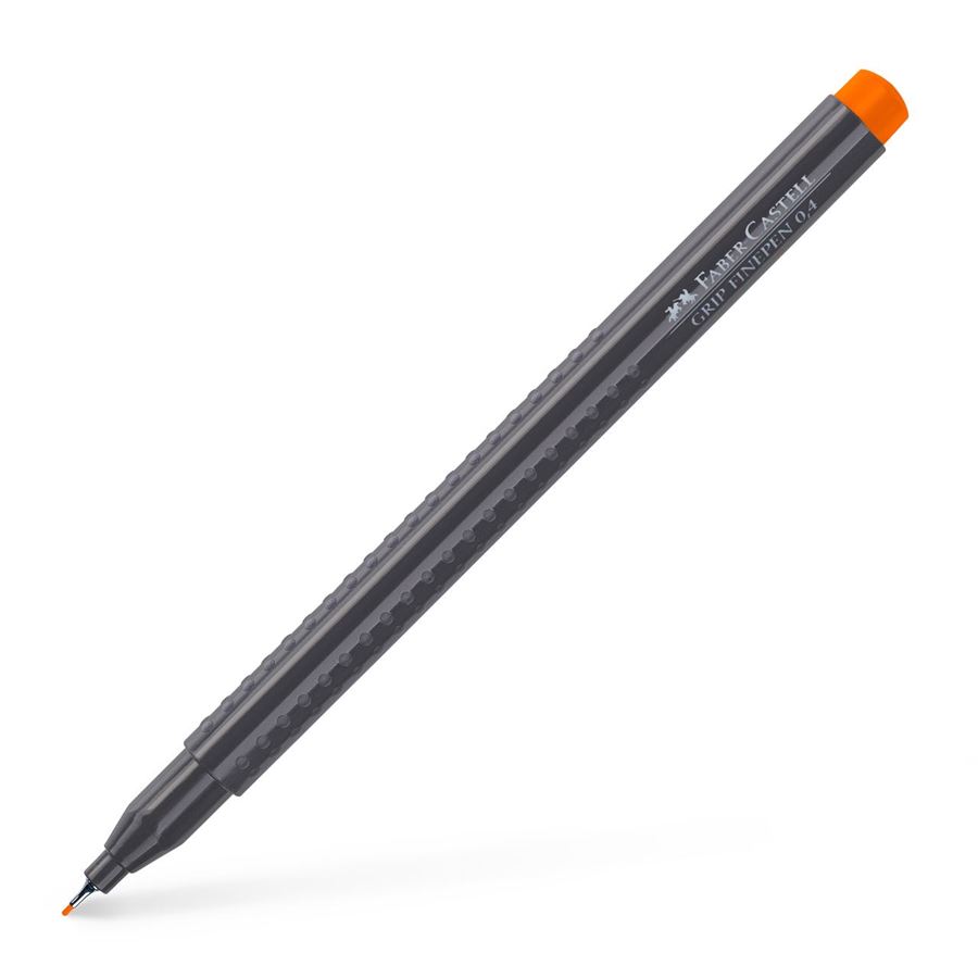 Faber Castell - Μαρκαδόρος Grip Finepen 0.4 mm Dark Cadmium Orange 151615