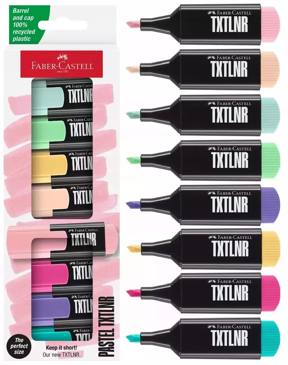 Faber Castell - Μαρκαδόροι Υπογράμμισης Mini Pastel 154218