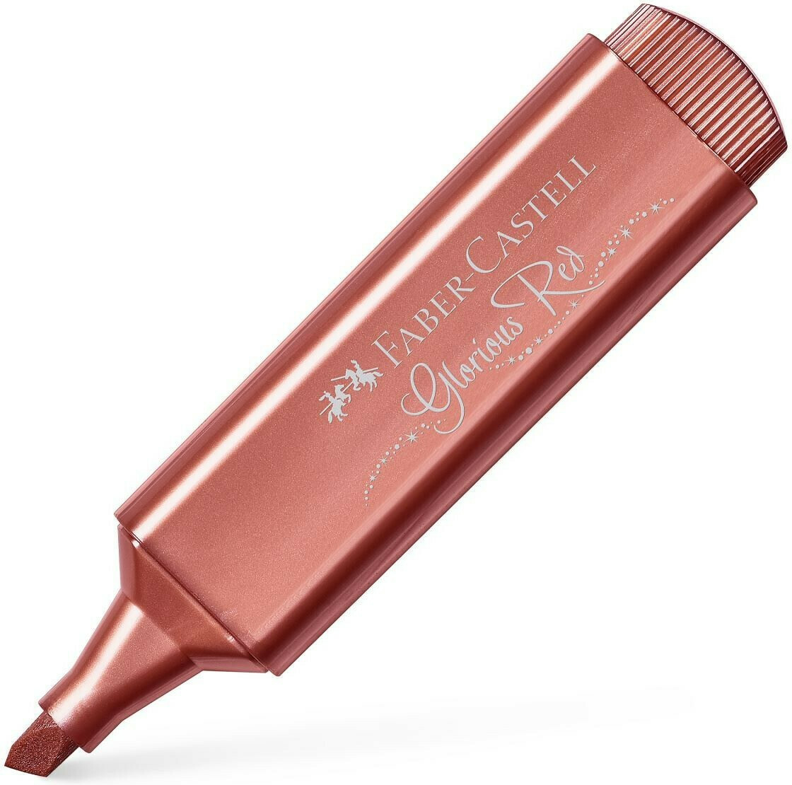 Faber Castell - Μαρκαδόρος Υπογράμμισης Textliner 1546, Metallic Red 154673