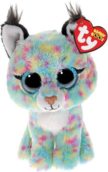 TY - Beanie Boos , Γατούλα Τιρκουάζ Με Πολύχρωμες Βουλίτσες 15εκ 1607-37406