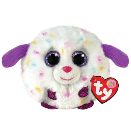 TY - Beanie Balls, Munchkin Χνουδωτό Σκυλάκι Λευκό 1607-42528
