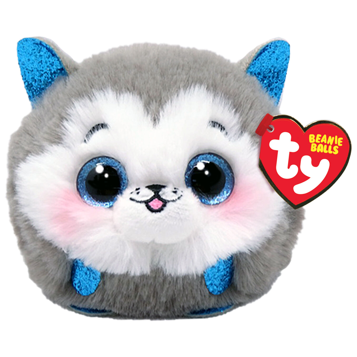 TY - Beanie Balls Slush, Χνουδωτό Σκυλάκι Χάσκι Γκρι 1607-42539