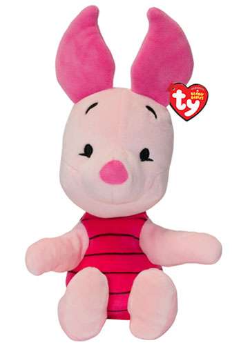 TY - Beanie Babies, Χνουδωτό Disney Winnie The Pooh Piglet 15εκ 1607-44040