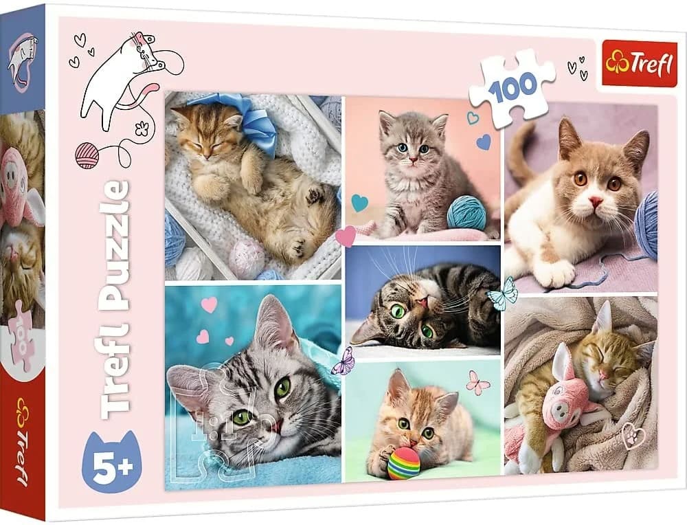 Trefl - Puzzle In the Cat's World 100 Pcs 16420