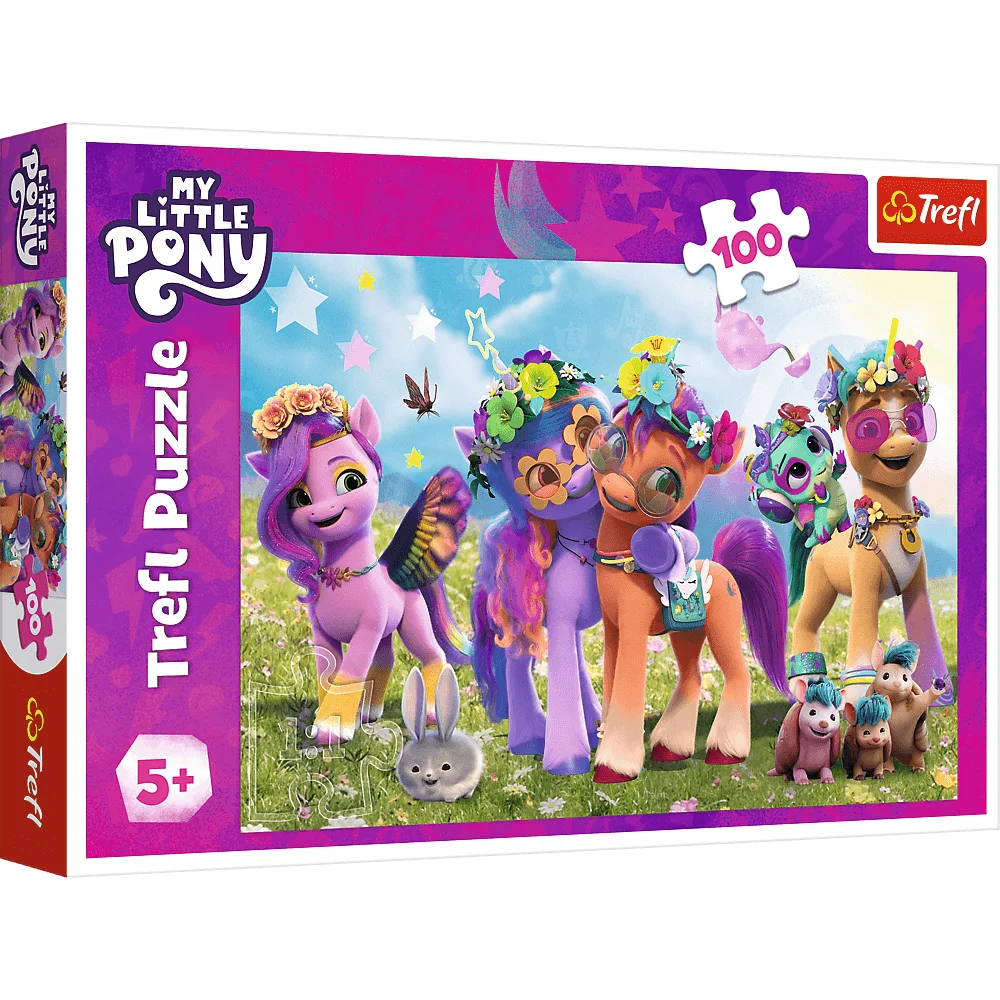 Trefl - Puzzle My Little Pony, Funny Ponies 100 Pcs 16463